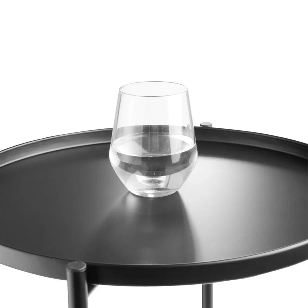 Tavolino in metallo nero