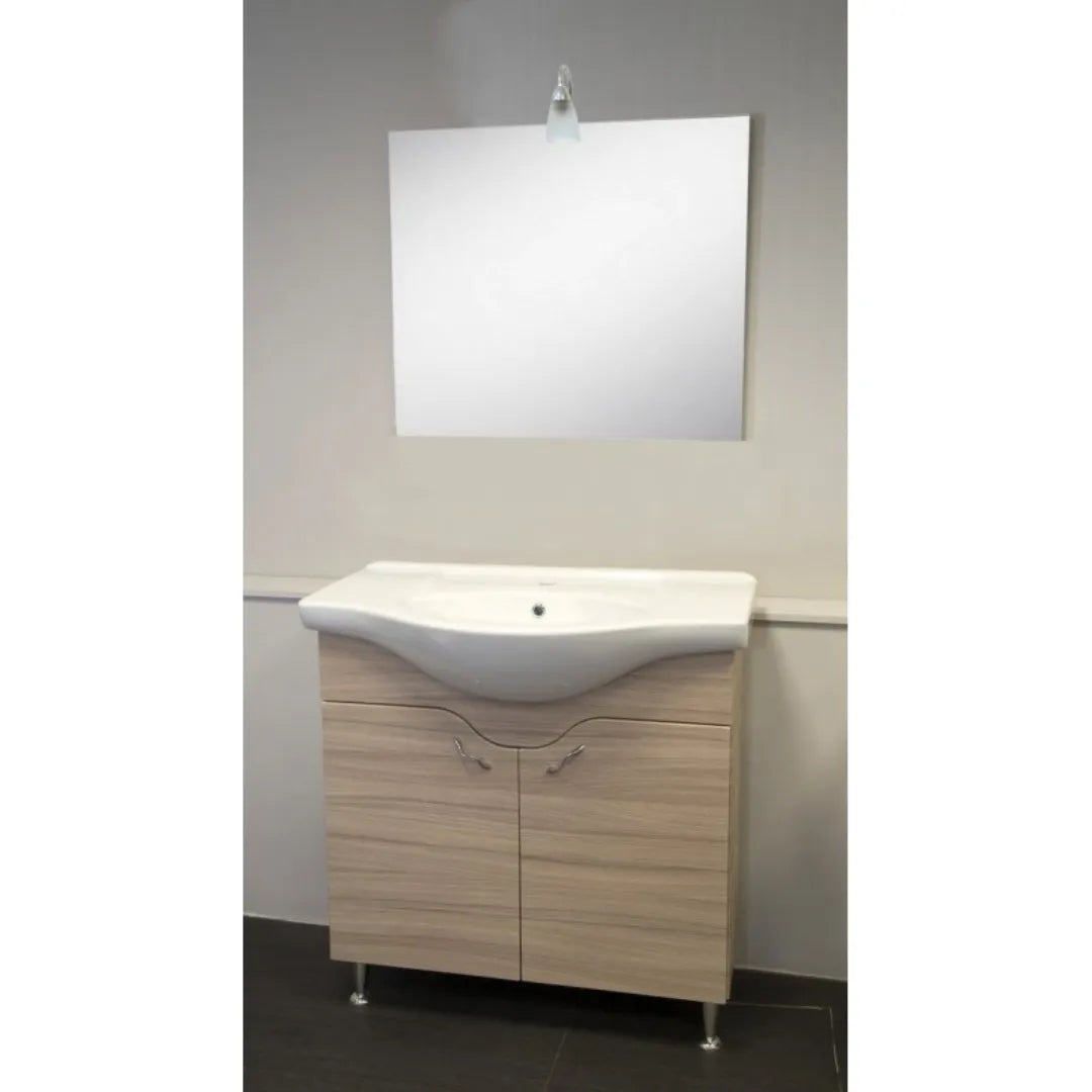 Mobile da bagno 2 ante con specchio
