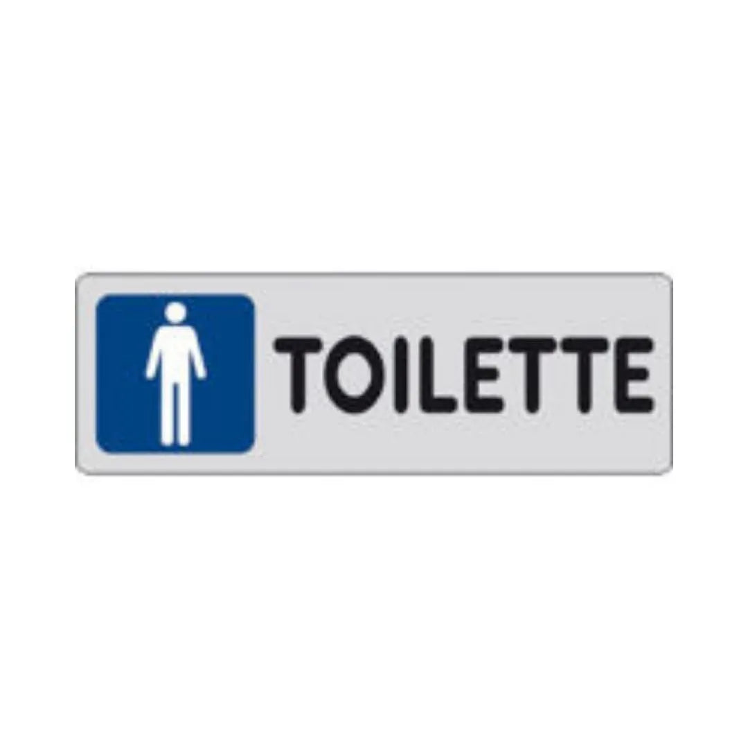 Etichetta Segnaletica Toilette Uomini