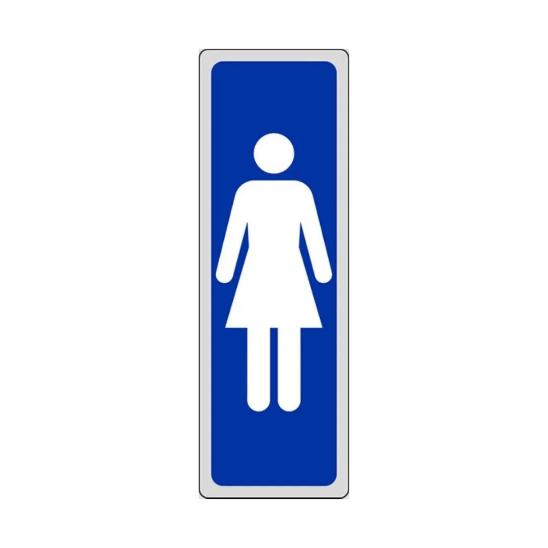 Etichetta Segnaletica Wc Donne