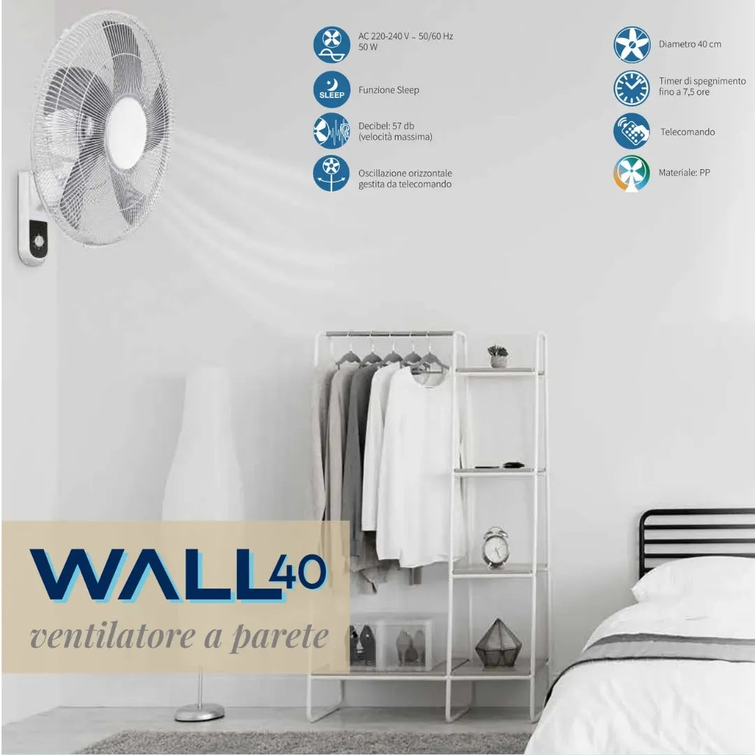 Ventilatore a parete