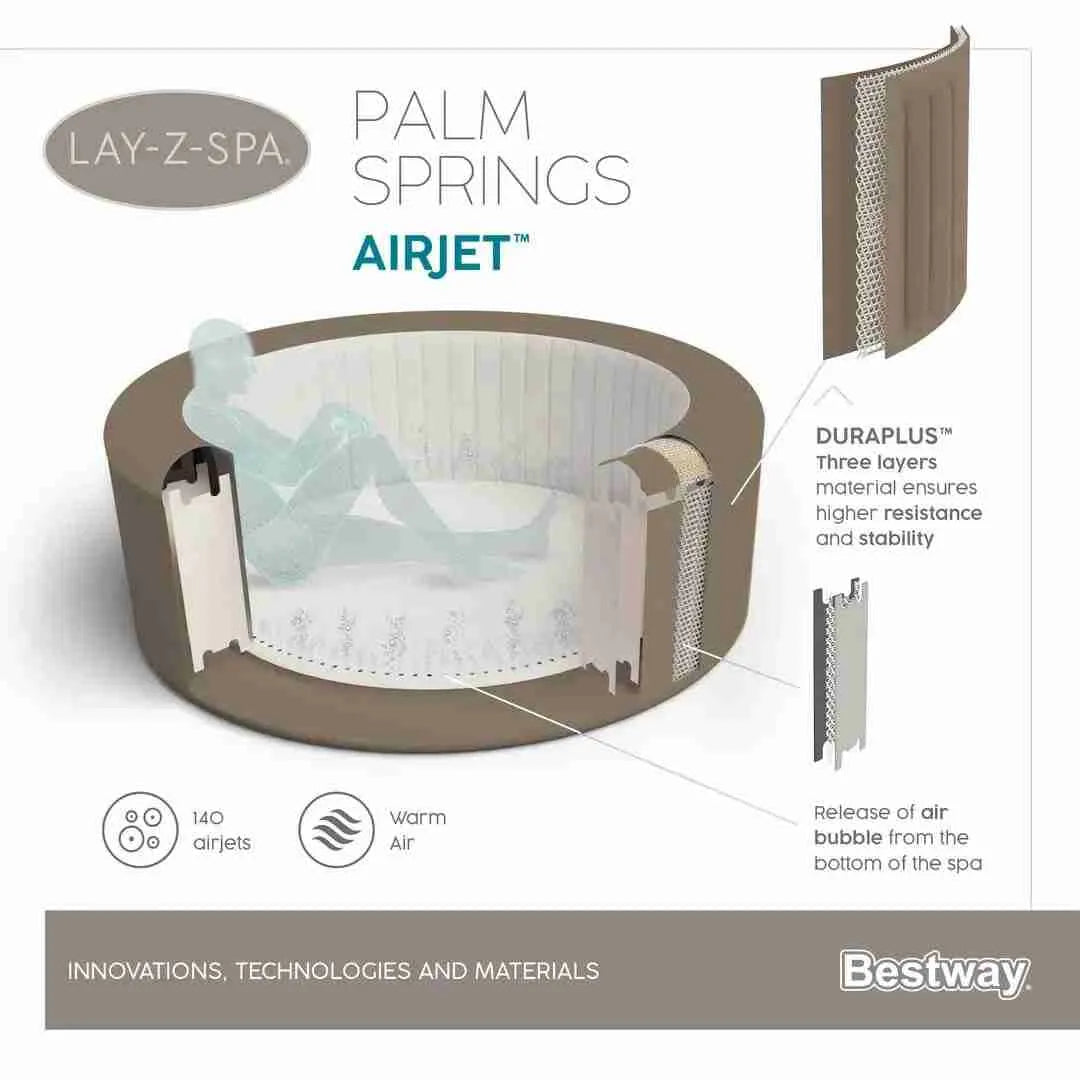 Piscina Idromassaggio Palm Springs 196x71h | Bestway