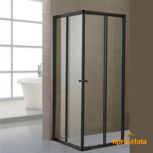 box doccia nero tra lusso