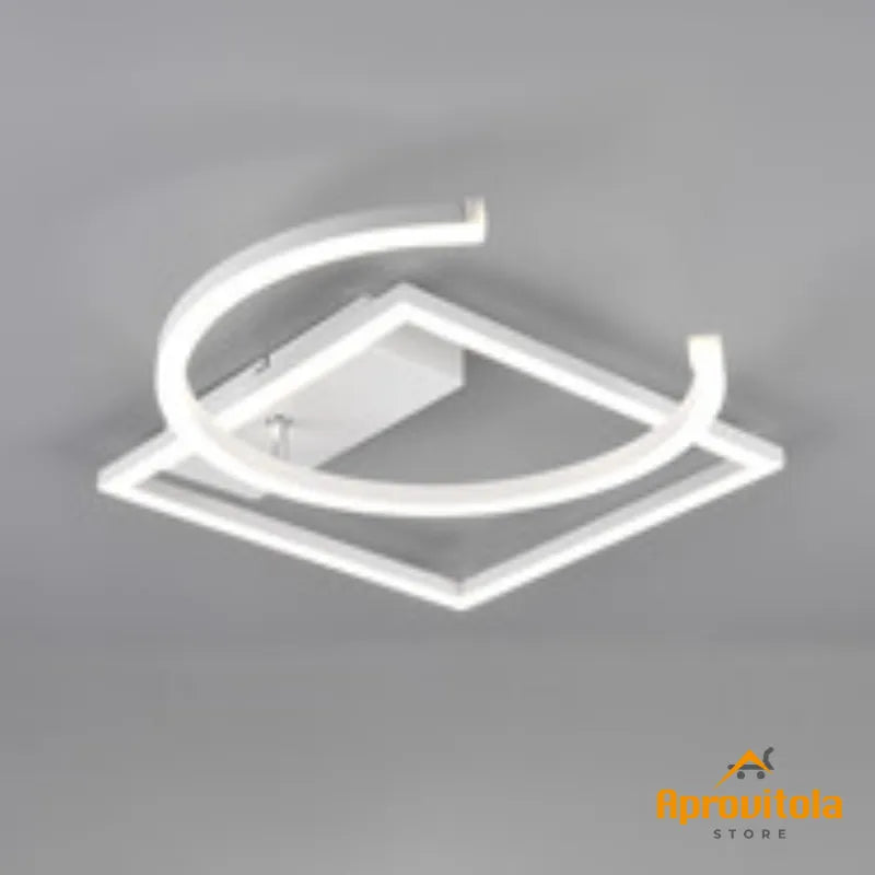 Plafoniera Led PIVOT Bianca Opaca con Snodo