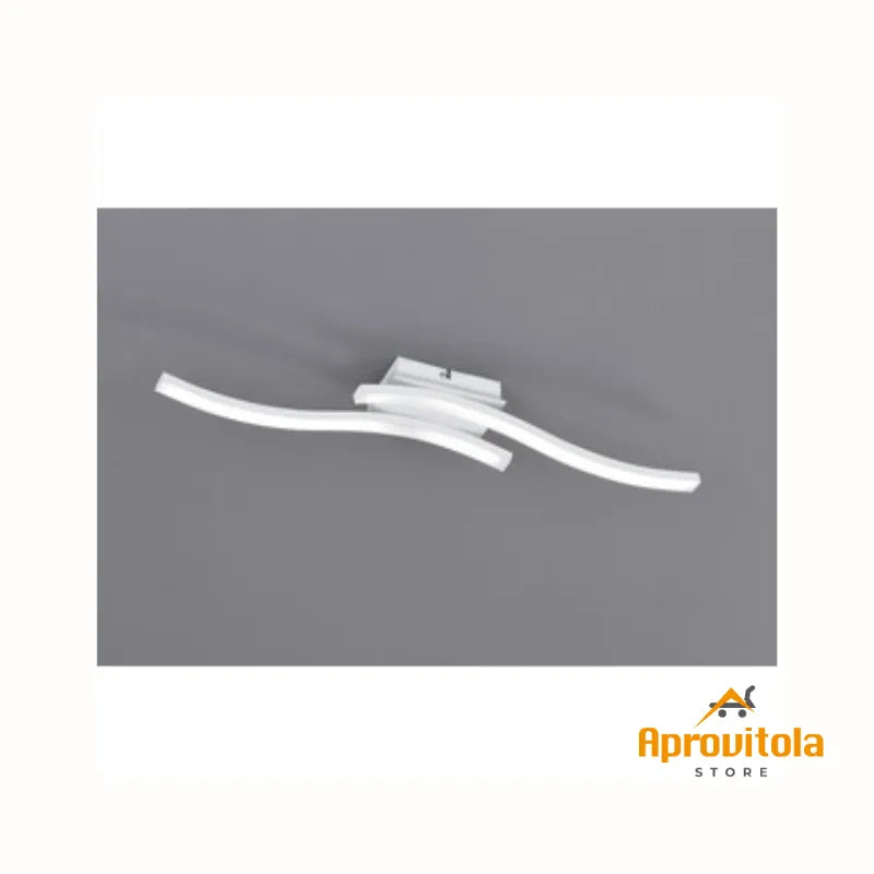 plafoniera bianca 2 led