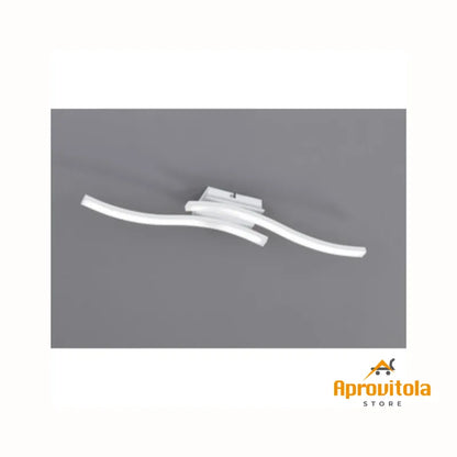 plafoniera bianca 2 led