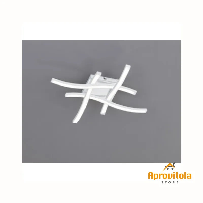 plafoniera bianca 4 led