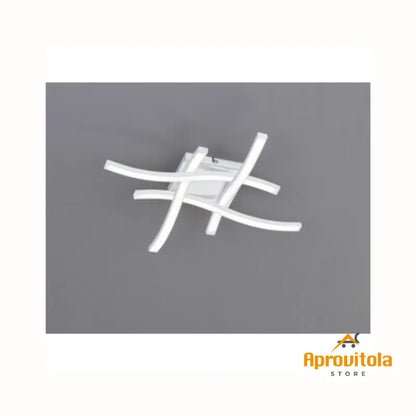 plafoniera bianca 4 led