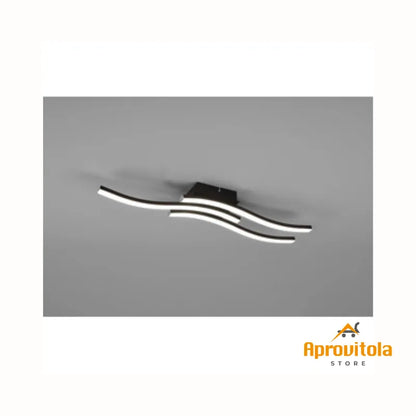 plafoniera nera 3 led