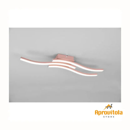 plafoniera oro rosa 3 led