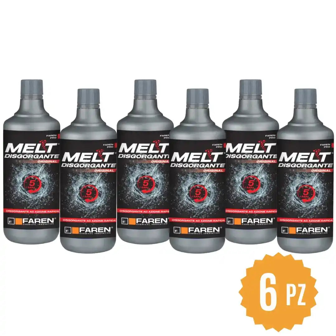 6 bottiglie disgorgante MELT
