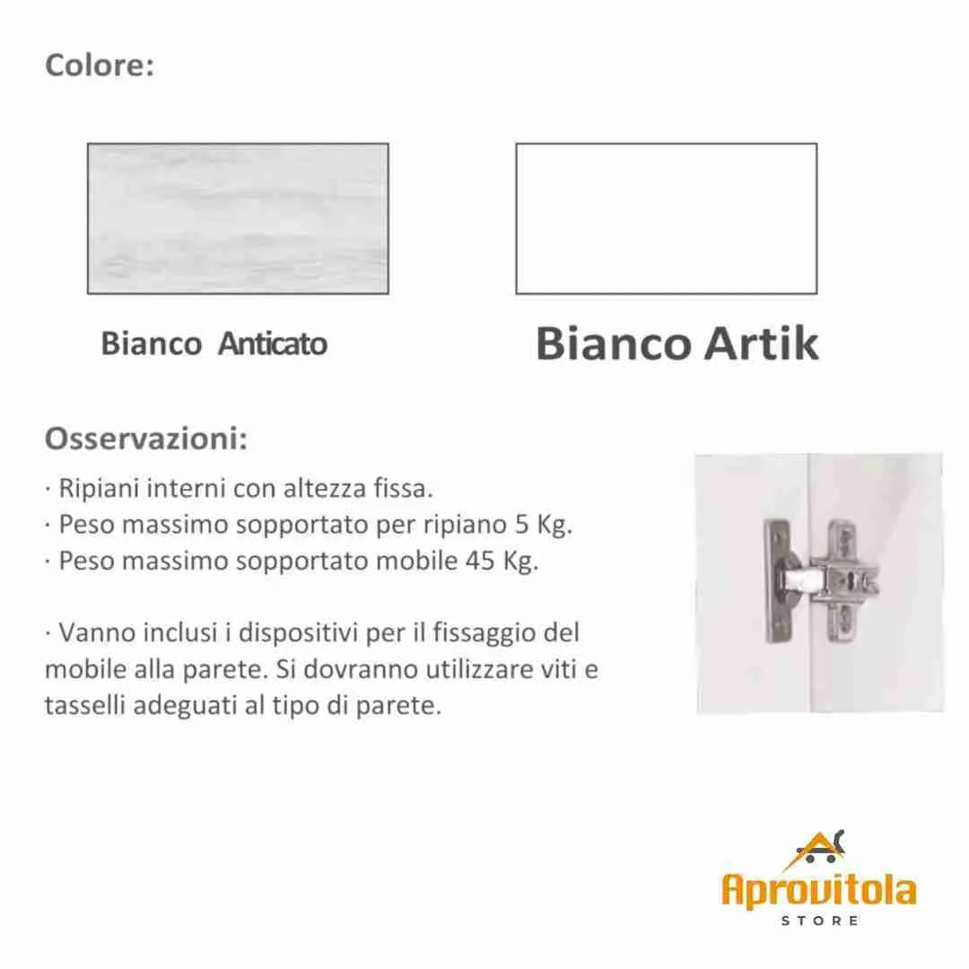 Libreria 4 ripiani 2 ante | BALTIK
