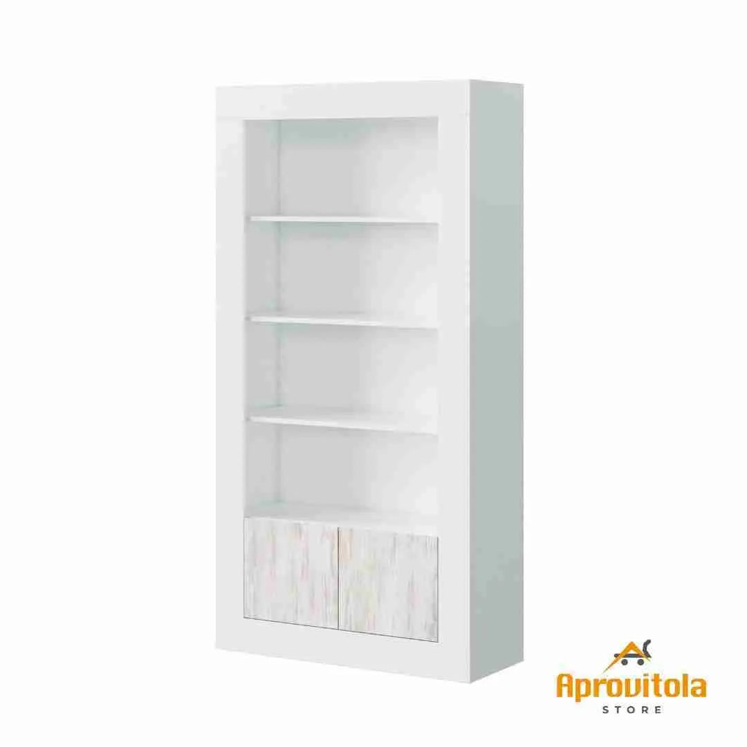 Libreria 4 ripiani 2 ante | BALTIK
