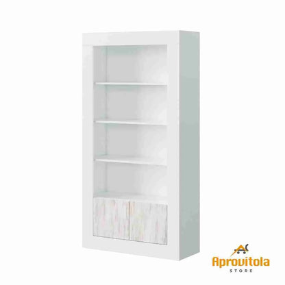 Libreria 4 ripiani 2 ante | BALTIK