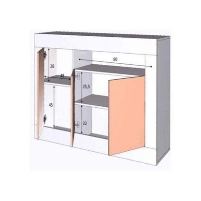 Credenza da salone 3 ante