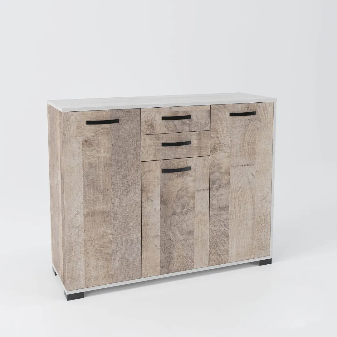 Mobile legno sabbiato e grigio