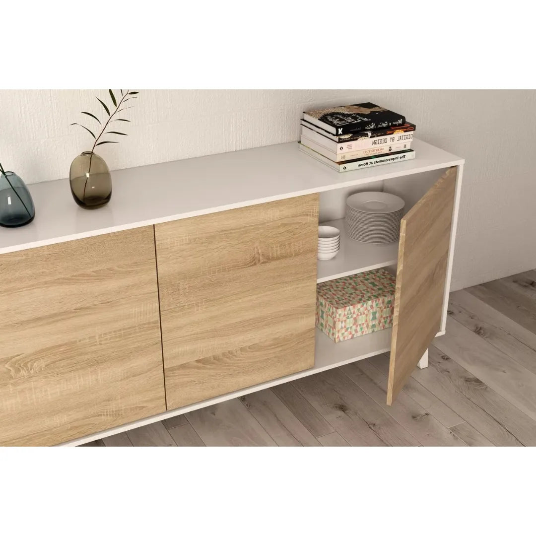Credenza bianca 3 ante
