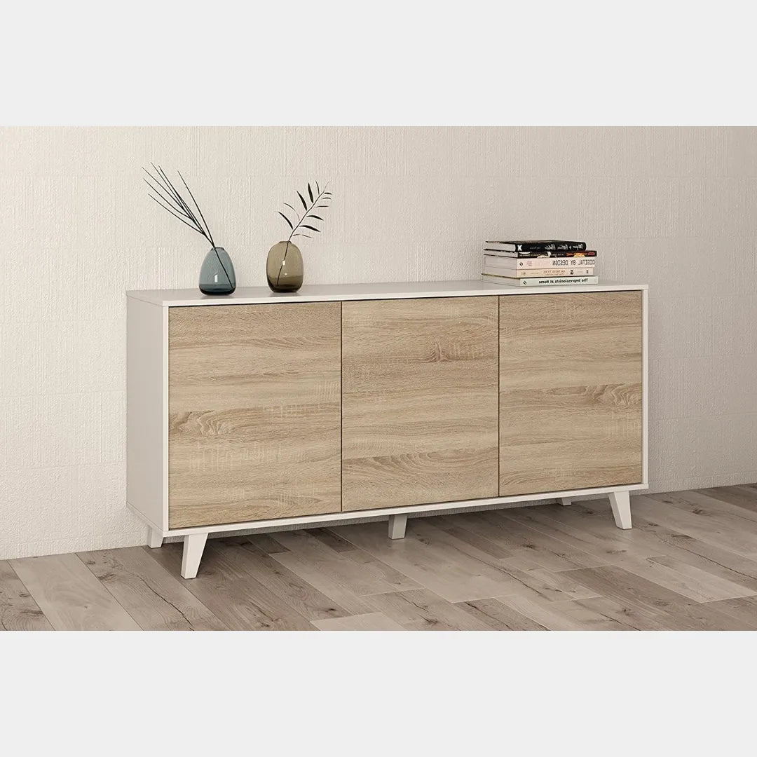 Credenza bianca 3 ante