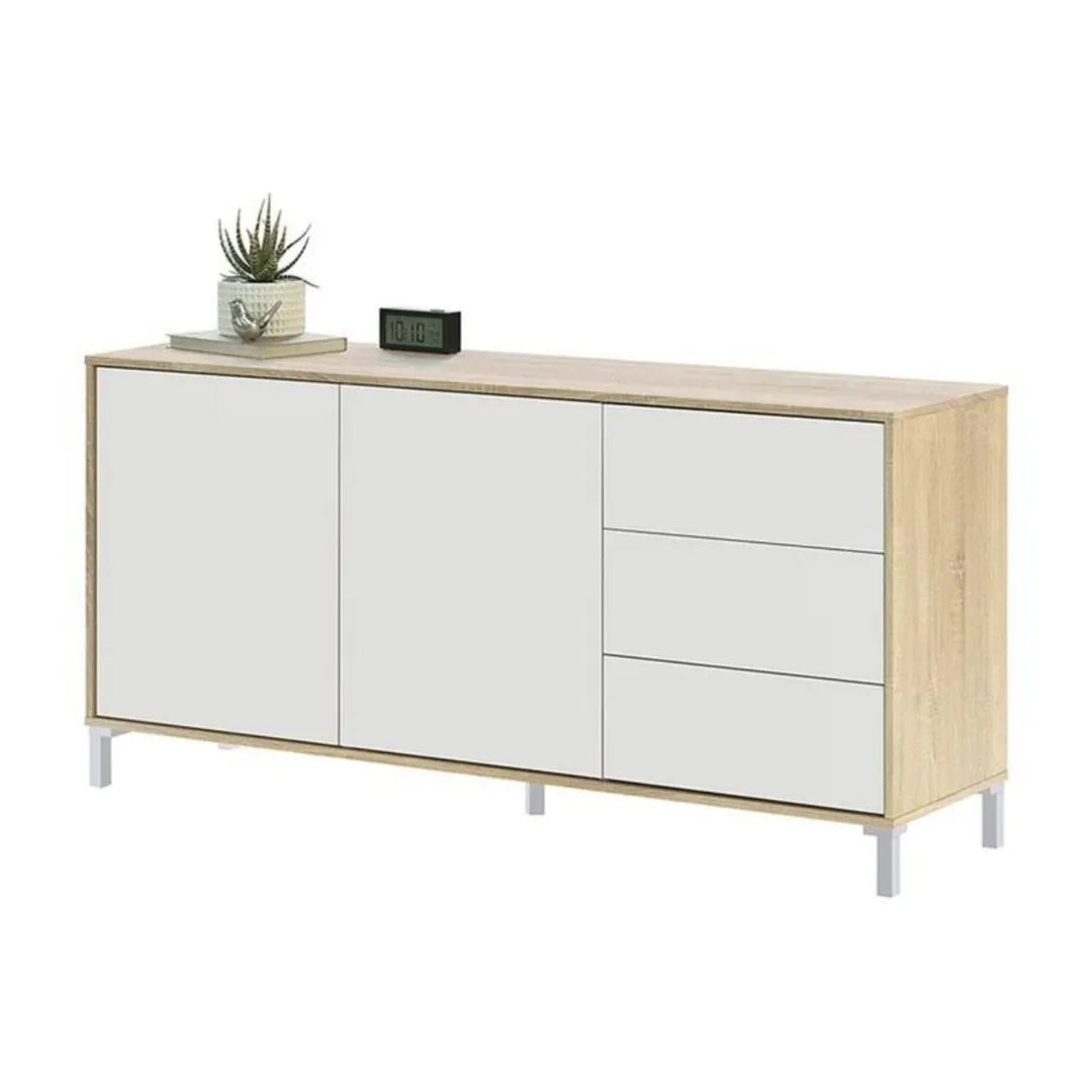 Credenza 2 Ante 3 Cassetti