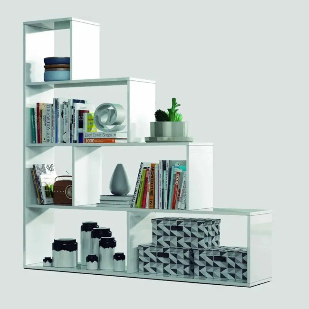 Libreria da salone bianco
