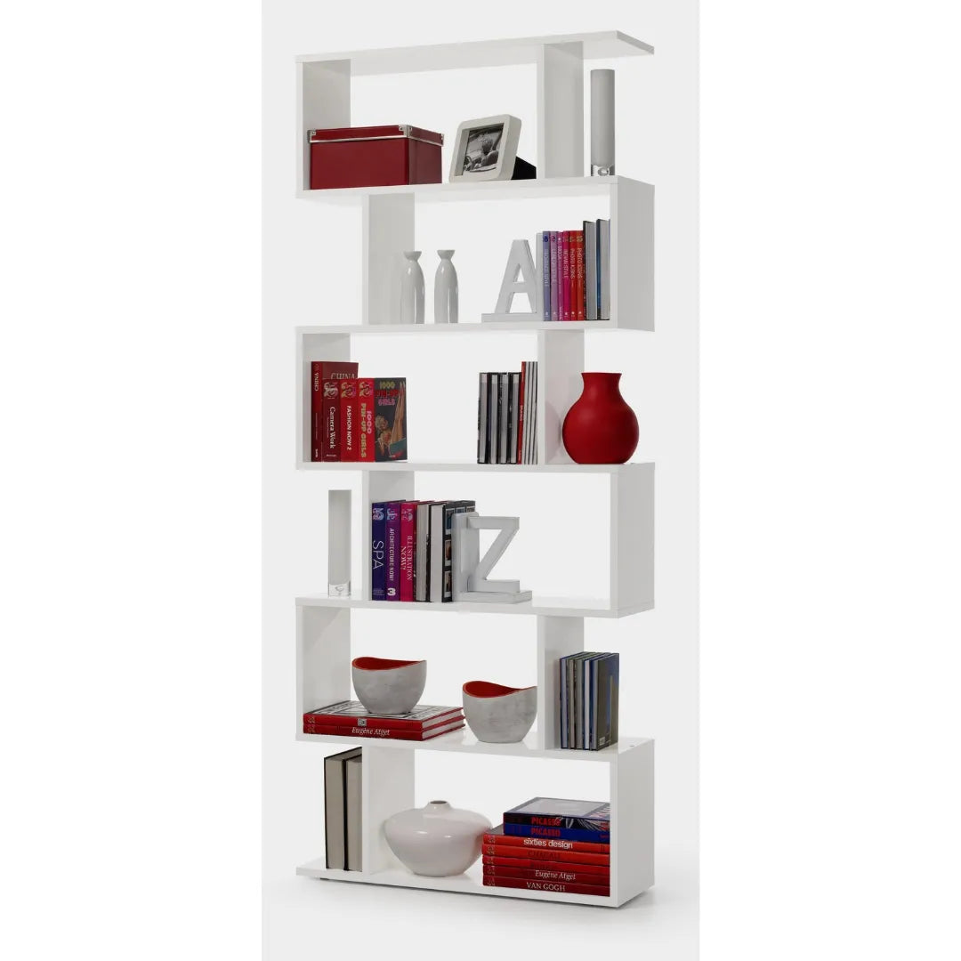 Libreria da salone bianco