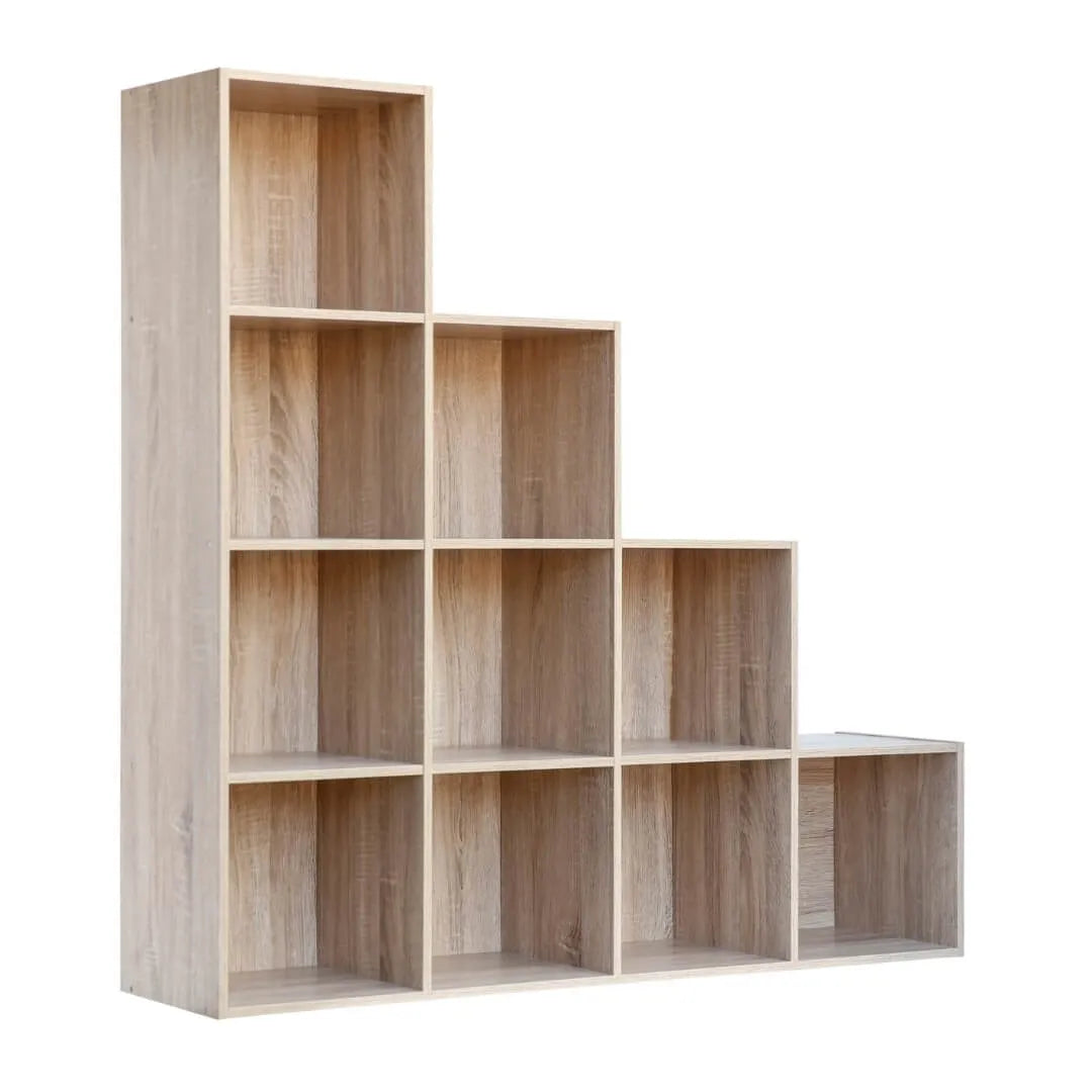 Libreria da salone 10 vani rovere CUBO