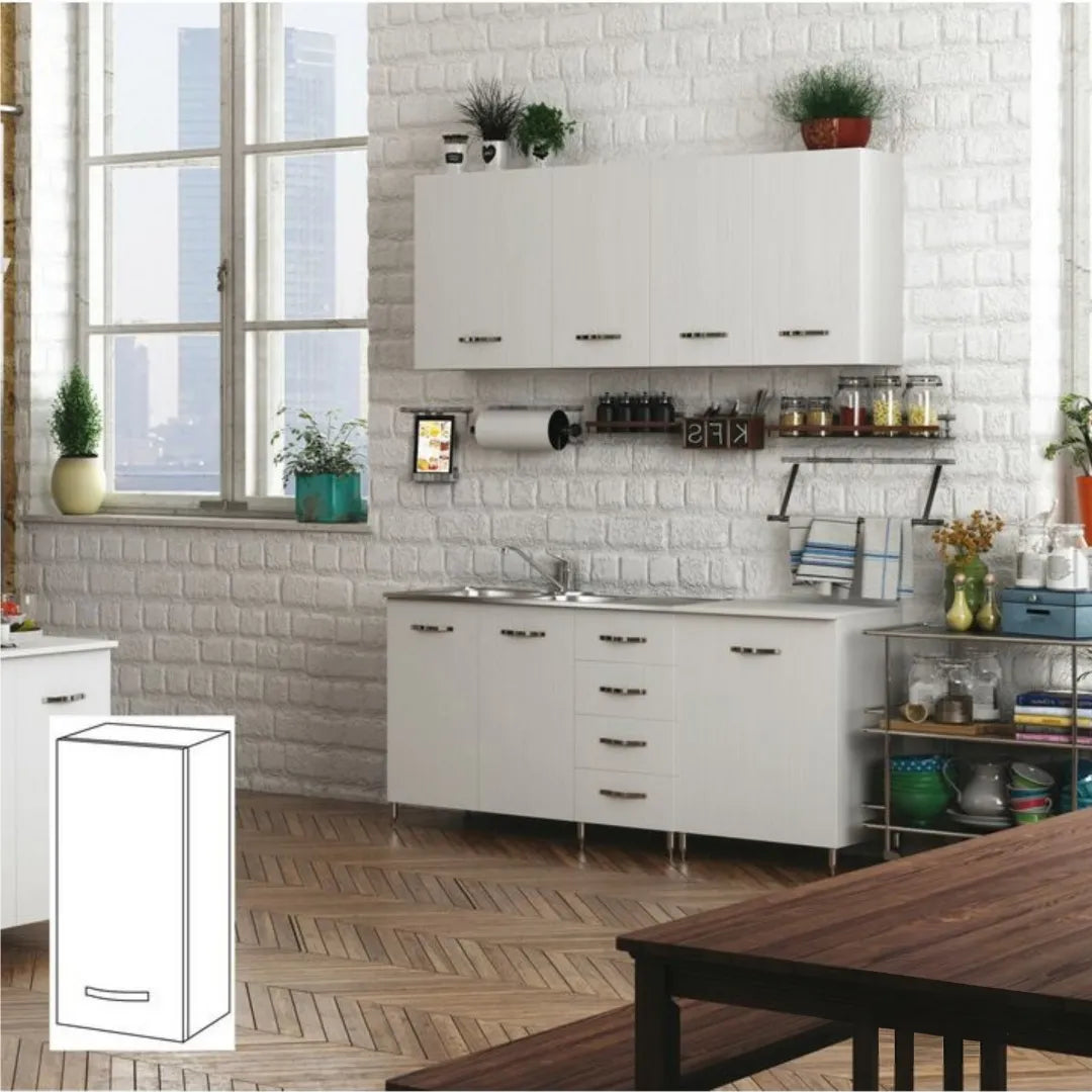 Pensile cucina 1 ante 2 ripiani