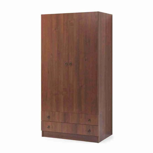 Armadio 2 ante 2 cassetti colore noce | CLASSIC