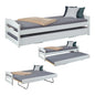 Letto estraibile con struttura in legno