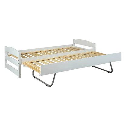 Letto estraibile con struttura in legno