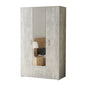 armadio grigio conn specchio