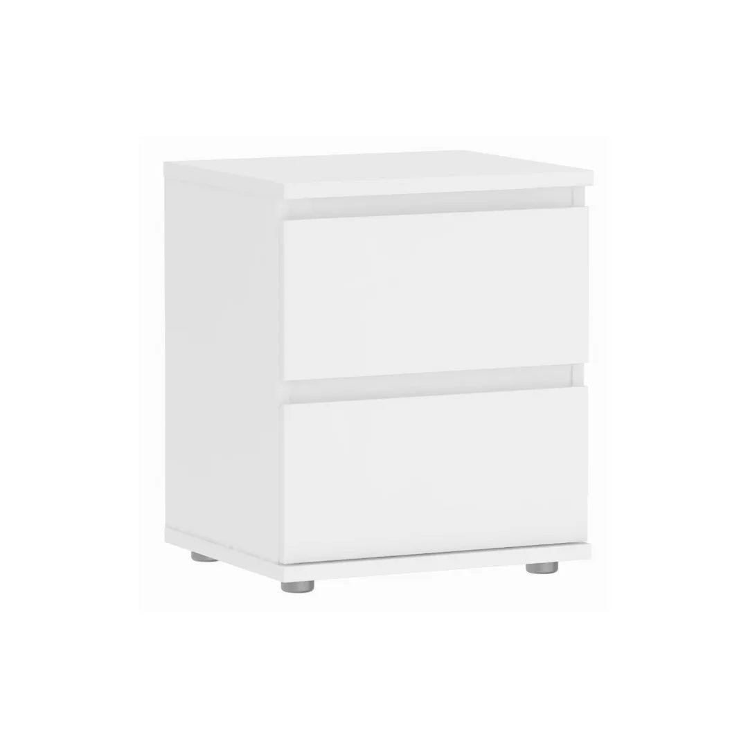 comodino 1 cassetto bianco