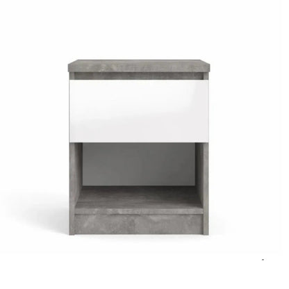Comodino 1 Cassetto bianco