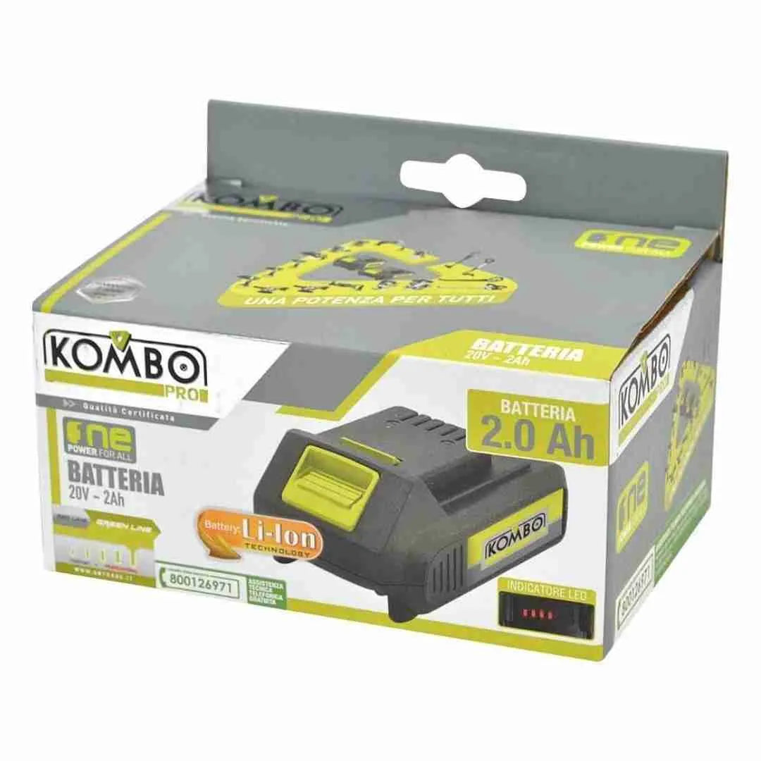 Batteria Ricaricabile 20V 2.0Ah KOMBO