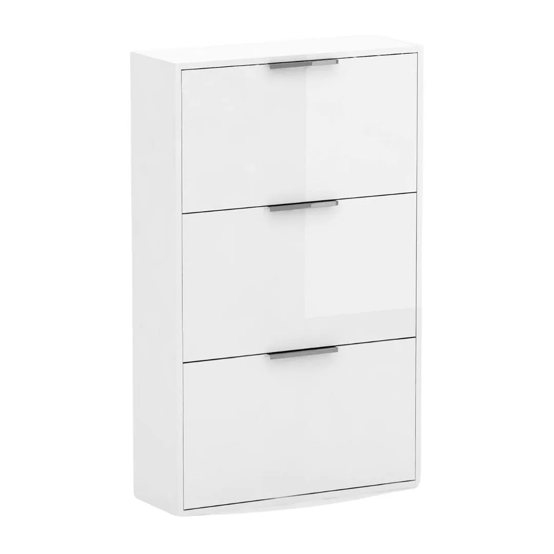 Scarpiera 3 ribalte colore bianco