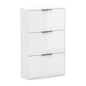 Scarpiera 3 ribalte colore bianco