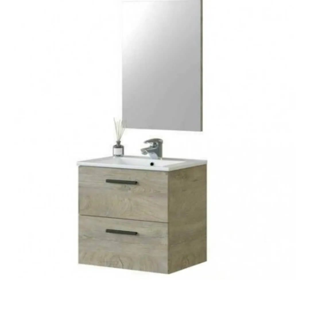 Mobile da bagno a 2 cassetti