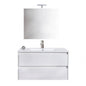 Mobile da bagno sospeso con specchio