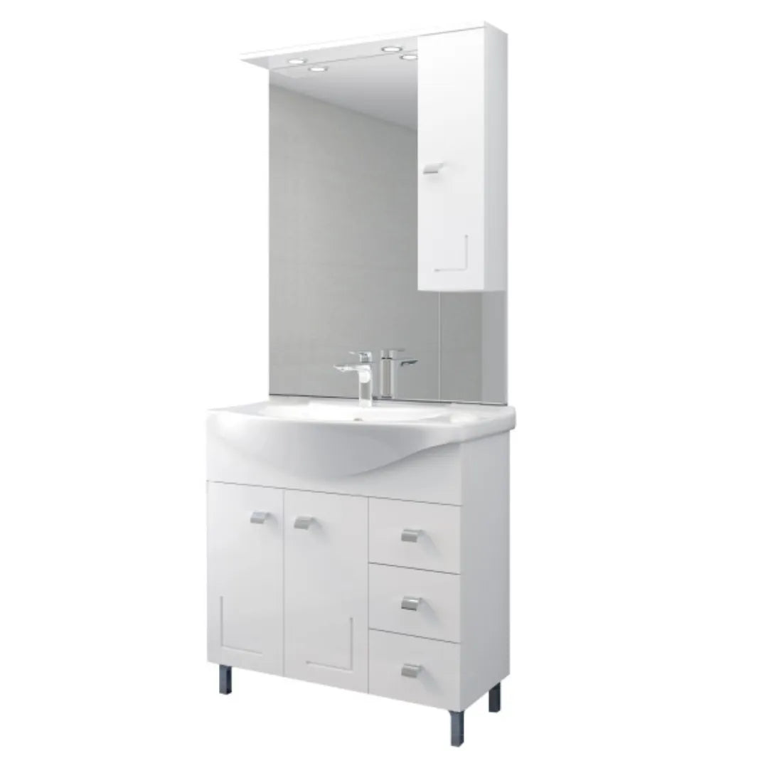 Mobile da bagno 2 ante