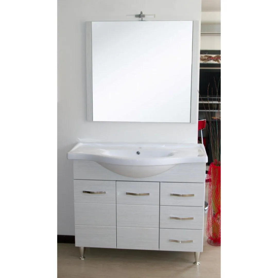 Mobile da bagno 2 ante con specchio