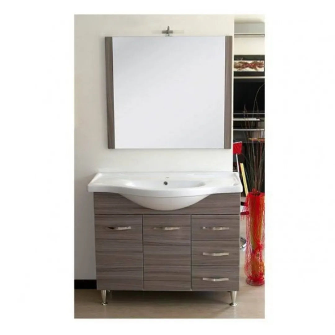 Mobile da bagno 2 ante con specchio