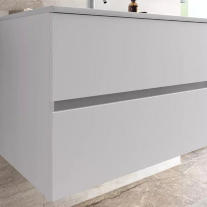 Mobile da bagno sospeso con specchio
