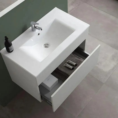 Mobile da bagno sospeso con specchio
