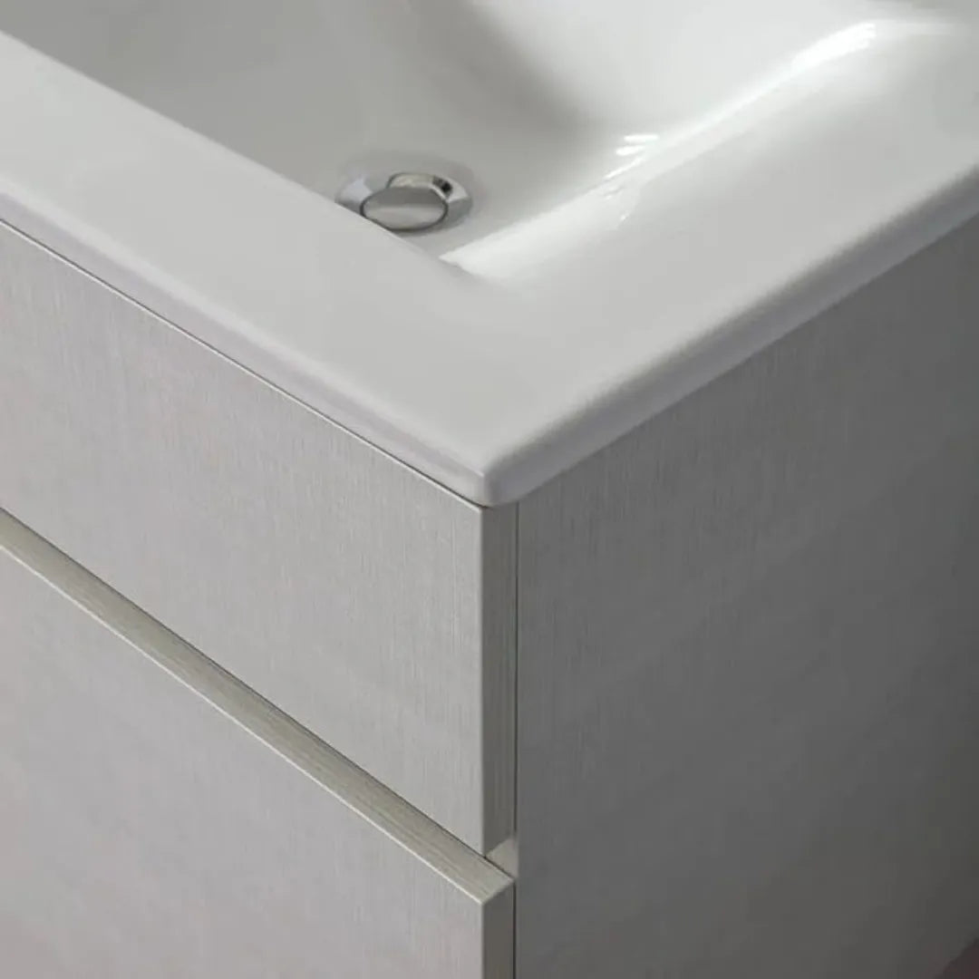 Mobile da bagno sospeso con specchio