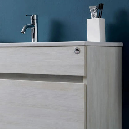 Mobile da bagno sospeso con specchio