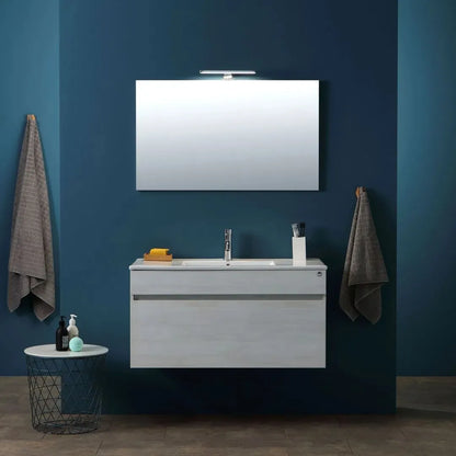 Mobile da bagno sospeso con specchio