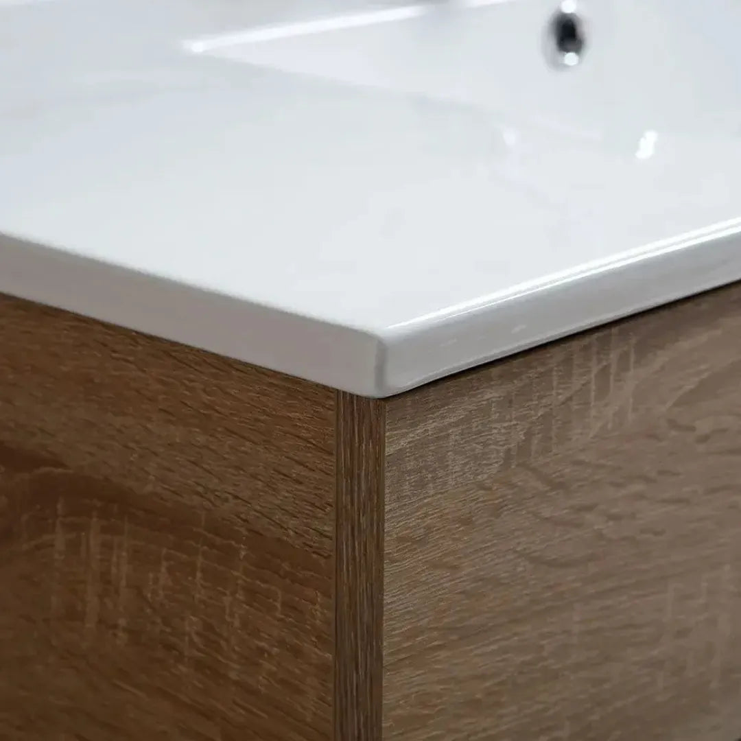 Mobile da bagno 2 cassetti con specchio