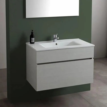 Mobile da bagno sospeso con specchio