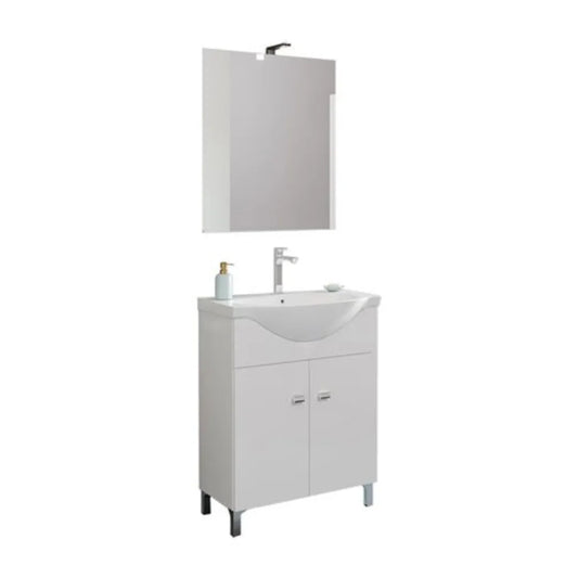Mobile da bagno sospeso 58 cm