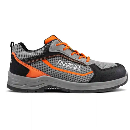 Scarpe Antinfortunistiche Pato grigie nere e arancio